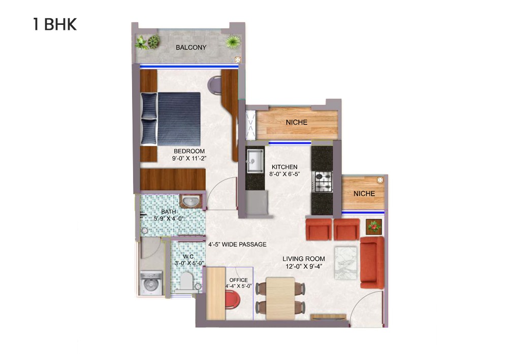 1 BHK